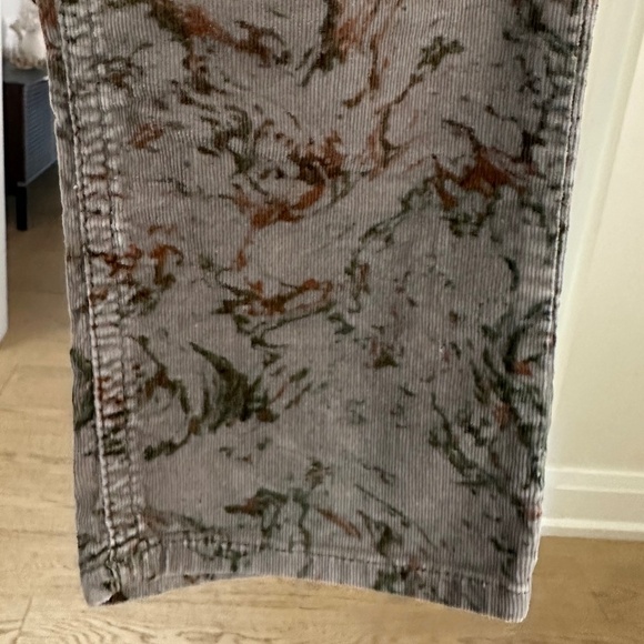 ISABEL MARANT ETOILE Grey Cords w/ Rust and Forest Green Pattern - Size 3 (US 8) - Picture 5 of 15